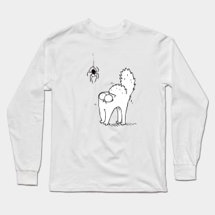 Simons Cat And Spider Cute Long Sleeve T-Shirt